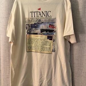 Titanic Museum Gildan Cream Graphic Tee